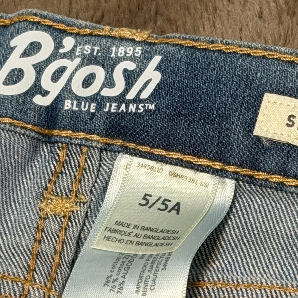 NWT - OshKosh B'gosh Girl’s E-Z Adjust Light Blue Skinny Jeans, Size - 5/5A